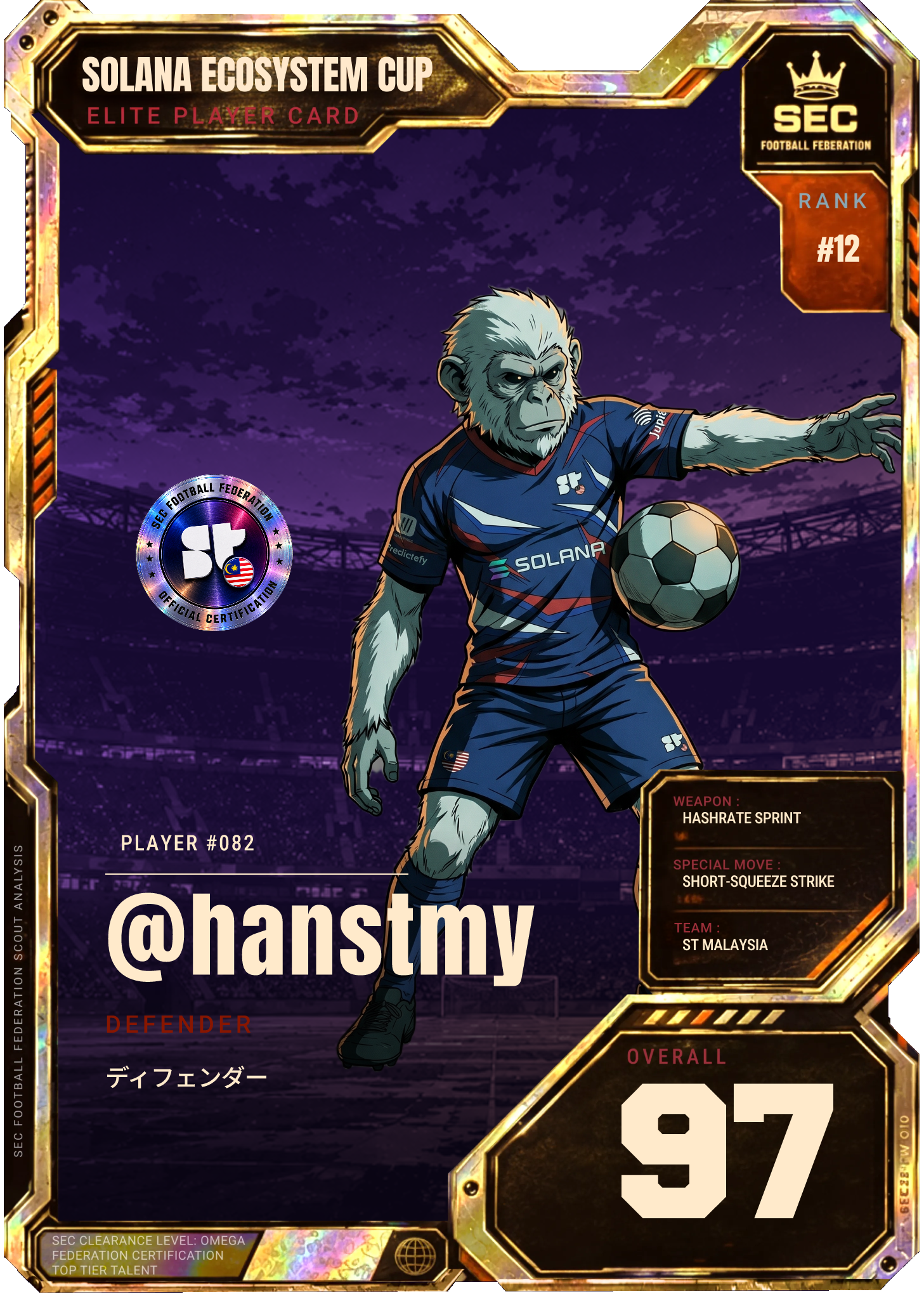 @hanstmy's Solana Ecosystem Cup card