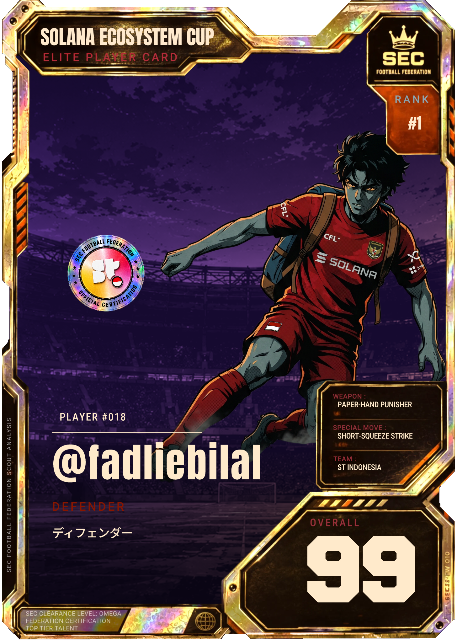 @fadliebilal's Solana Ecosystem Cup card