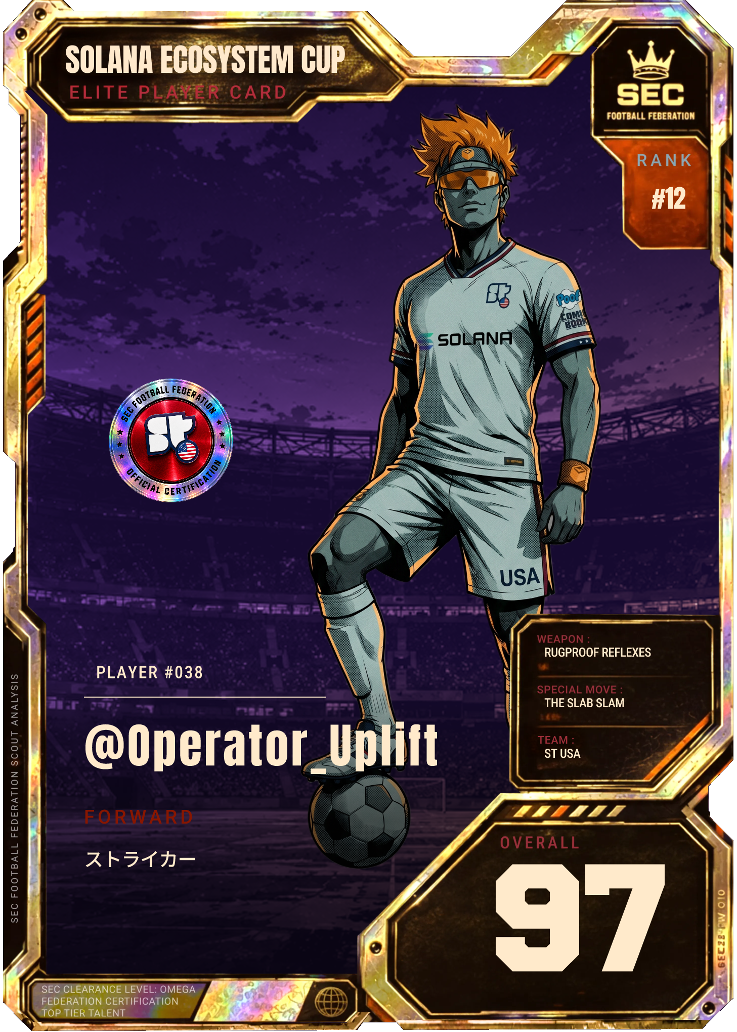@Operator_Uplift's Solana Ecosystem Cup card